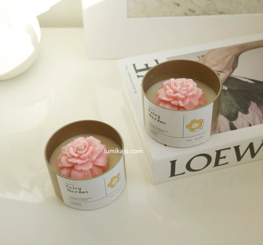 Carnation Flower Candle