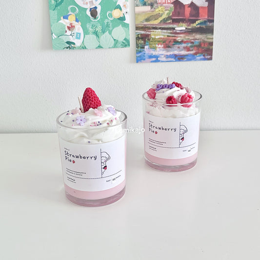 Strawberry and Rasberry Pie Candle