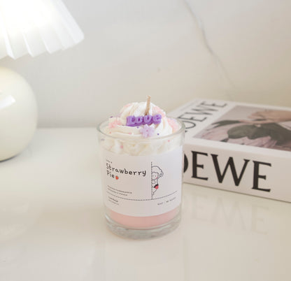 Strawberry Milkshake Candle