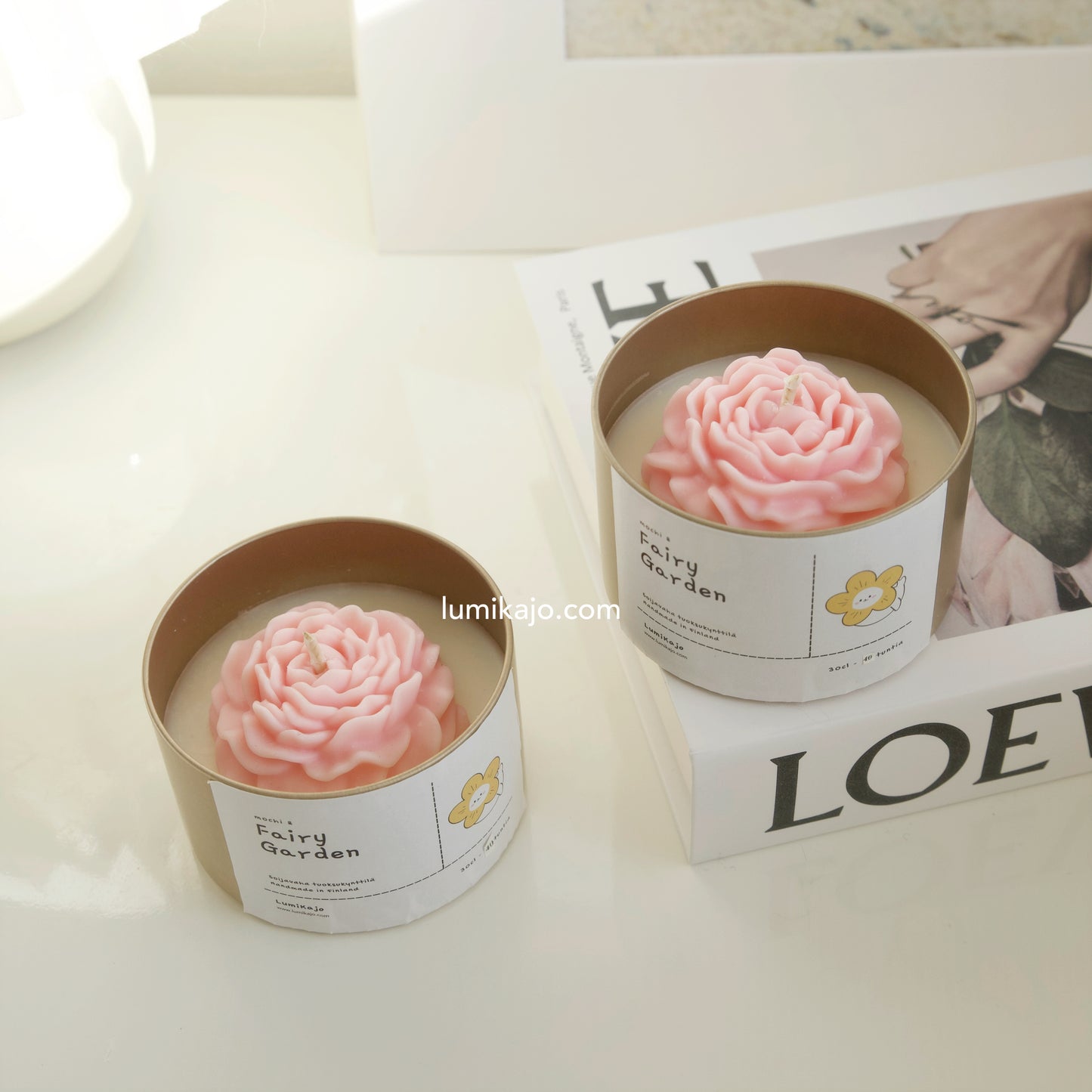 Peony Candle