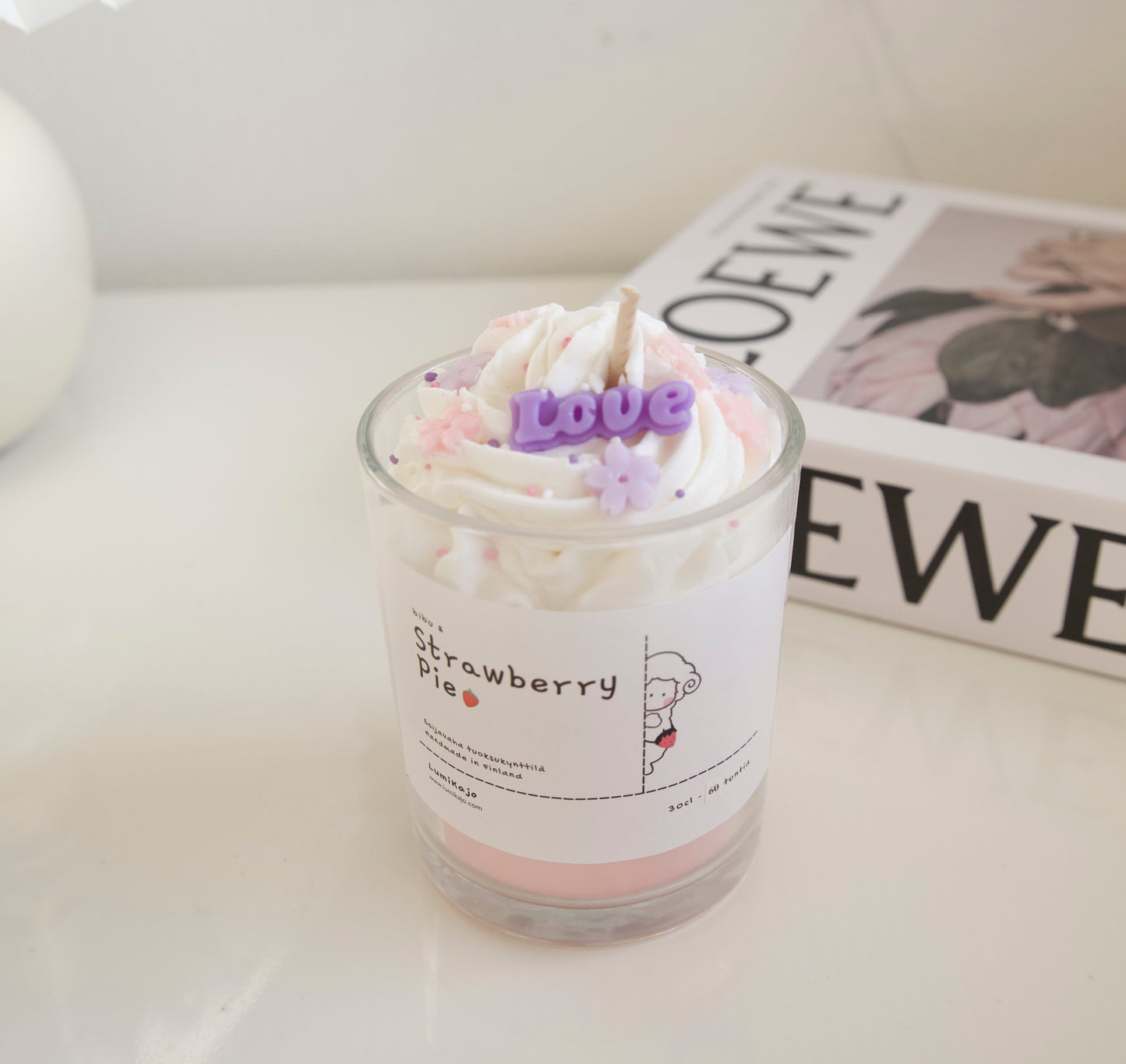 Strawberry Milkshake Candle