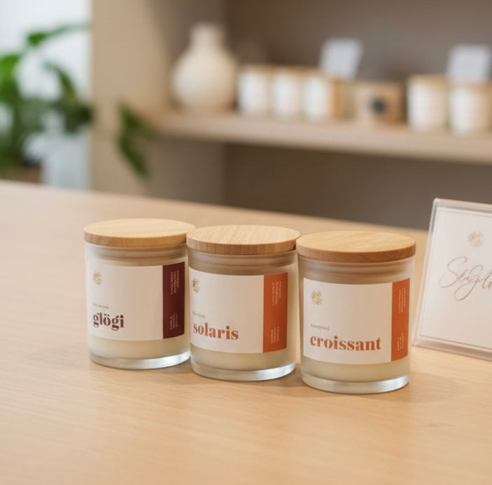 Croissant Scented Handmade Soywax Candle