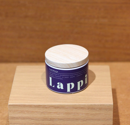 Lappi Scented Candle - Fireside Warm Wood Scent