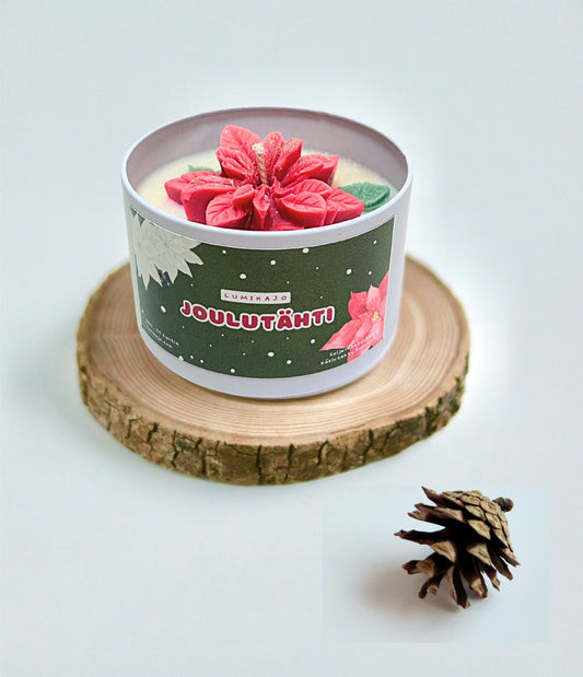 Joulutähti Candle