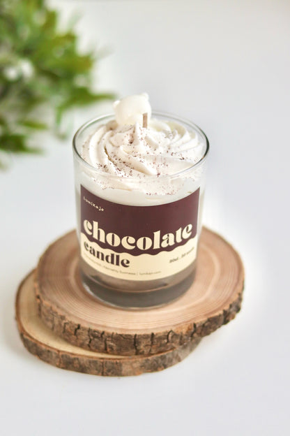 Chocolate Scented Handmade Soywax Candle