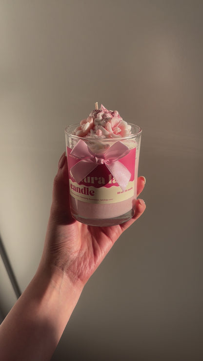 Sakura Latte candle
