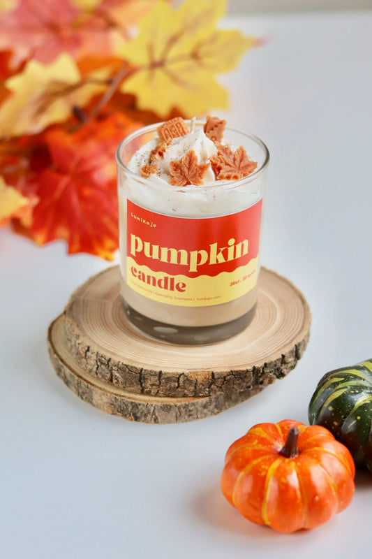 Pumpkin Scented Handmade Soywax Candle