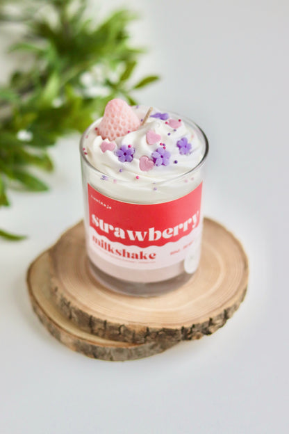 Strawberry Scented Handmade Soywax Candle